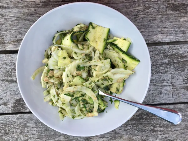 La Ferme du Peuplier - Salade fraiche courgette-fenouil aux herbes